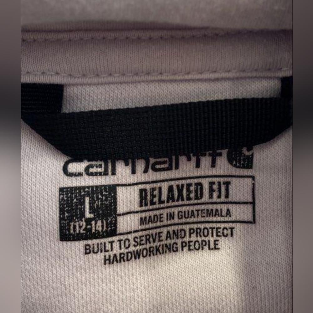 Carhartt Women's Relaxed Fit Midweight Graphic Logo Sweatshirt Size L $54.99 - Picture 5 of 6